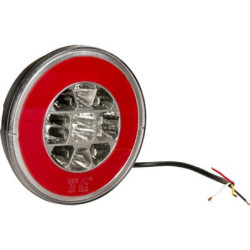 Lampa tylna zespolona LED, okrągła, 12-24V, Ø 140 mm gopart