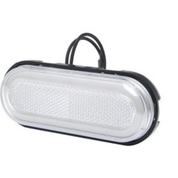 Lampa obrysowa LED, prostokątna, 12-24V, 124x49x20 mm, Kramp