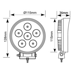 Lampa robocza LED