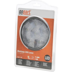 Lampa robocza LED, okrągła, 27W 1850 lm 10/30V światło rozproszone 6 LED gopart