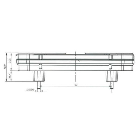 Lampa tylna zespolona LED, prawa, prostokątna, 12/24V 7-pinowa Kramp