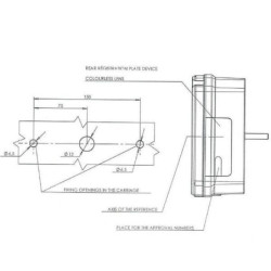 Lampa tylna zespolona prostokątna lewa halogen 12V lub 24V wersja UK gopart