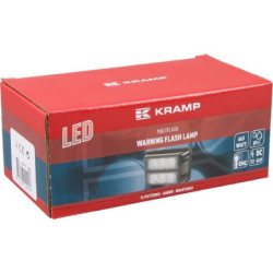 Lampa ostrzegawcza LED, 18W 12/24V pomarańczowa przykręcana 6 LED Kramp