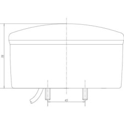 Lampa tylna zespolona LED, okrągła, 24V Ø 142 mm Kramp