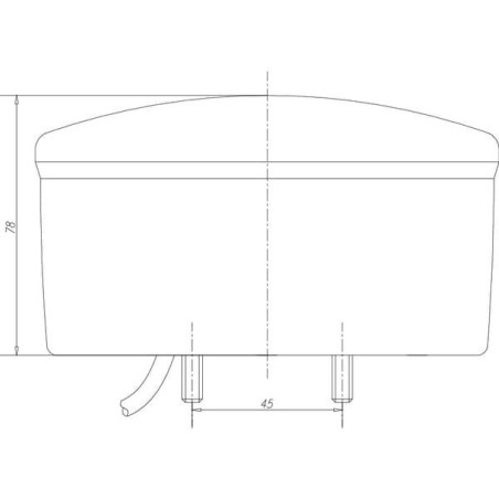 Lampa tylna zespolona LED, okrągła, 24V Ø 142 mm Kramp