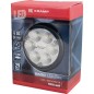 Lampa robocza LED, okrągła, 29W 2500 lm 10/30V światło rozproszone z wtyczką Deutsch, 6 LED Kramp