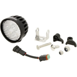 Lampa robocza LED, okrągła 40W 4000lm 10/30V z wtyczką AMP 4 LED 360° Kramp