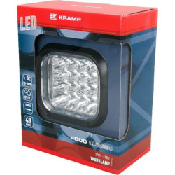 Lampa robocza LED, kwadratowa, 48W 4000 lm 10/30V światło skupione Kramp