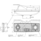 Lampa tylna zespolona LED, prawa, prostokątna, 12/24V 5-pinowa Kramp