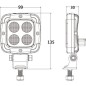 Lampa robocza LED, kwadratowa 20W 2200lm 10-80V światło rozproszone Kramp