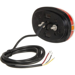 Lampa tylna zespolona LED, lewa/prawa, owalna 12/24V Kramp