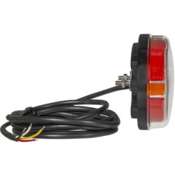 Lampa tylna zespolona LED, lewa/prawa, owalna 12/24V Kramp