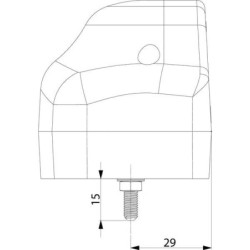 Lampa oświetlenia tablicy rejestracyjnej