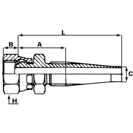 Armatura gwintowana 1/4