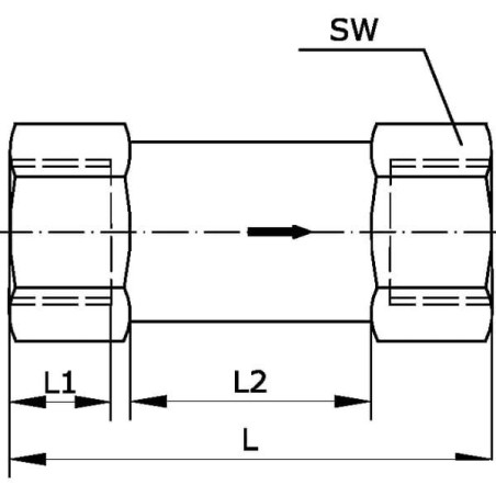 "Zawór zwrotny 3/8"""