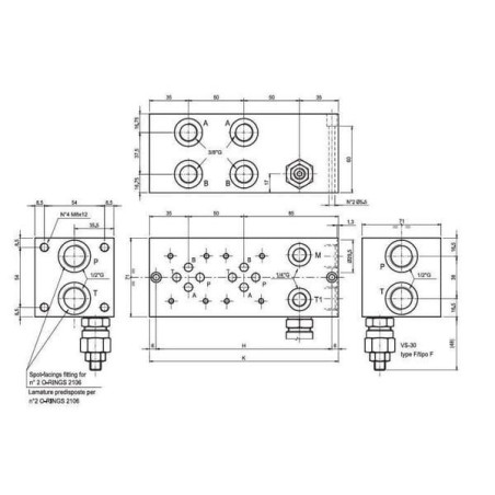 Podstawa stopy EM213-2/DBV 50-210 bar+opcja2/2