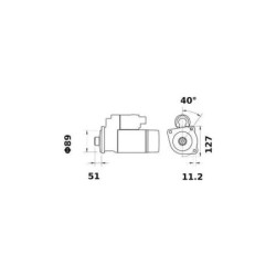 Rozrusznik 12V 3.2kW