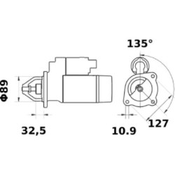 Rozrusznik 12V 3.2kW