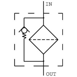 "Filtr powrotny 1"" BSP MPF 100/2-16-P10-T"