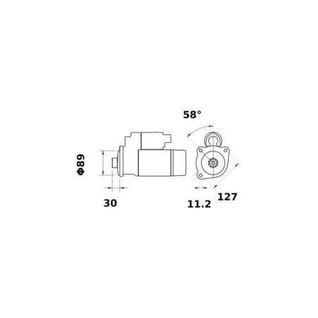 Rozrusznik 12V 4.7kW