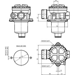 Filtr powrotny MPT110-2C-A-G2-P10