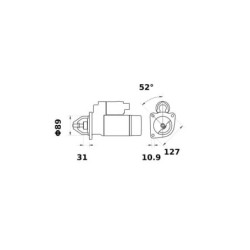 Rozrusznik 12V 4.0kW