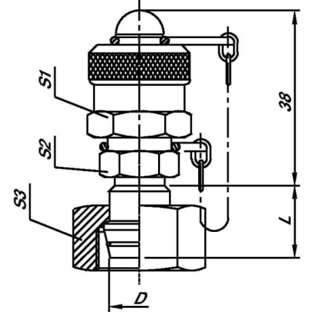 Przyłącze pomiarowe M16x2 - M14x1,5 8L