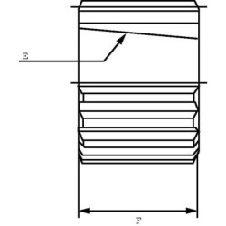 Tuleja wielowypustowa, GR 2/Z=20 1:8