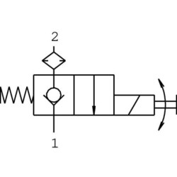 Zawór 2-drożny NC E/S