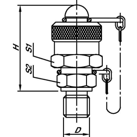 Przyłącze pomiarowe M14x1.5