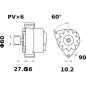 Alternator 14V 120A