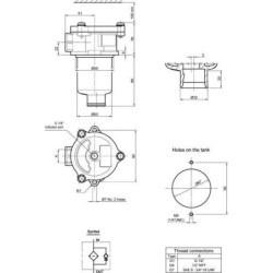 Filtr powrotny 1/2 BSP MPF030/1-A03-