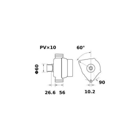 Alternator 14V 150A