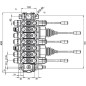 Rozdzielacz hydrauliczny sekcyjny Mikrus - 7 sekcji