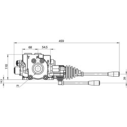 Rozdzielacz hydrauliczny sekcyjny Mikrus - 7 sekcji