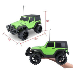 Jeep Wrangler Rubicon, RC, zielony/czarny, skala 1:16