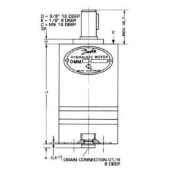 Silnik hydrauliczny OMM 20