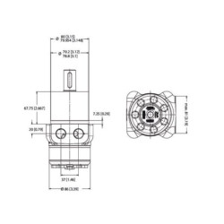 Silnik hydrauliczny OMPW315