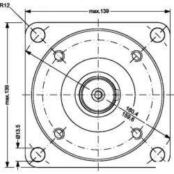 Silnik orbitalny OMSW 125 wałek Ø 32 mm