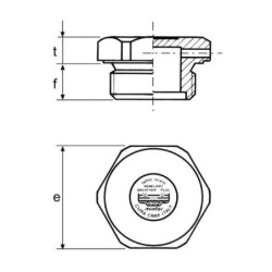 "Zatyczka odpowietrzająca 1/8"" BSP"