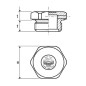 Zatyczka odpowietrzająca M10 x 1,0