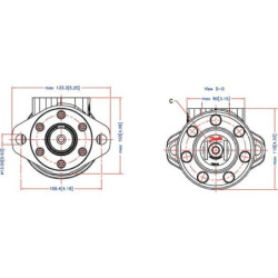 Silnik orbitalny OMR 100 wałek Ø 32 mm