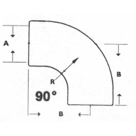 Kolanko gumowe 45 stopni 140 mm