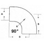 Kolanko gumowe 45 stopni 140 mm