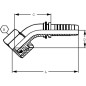 Końcówka DN13-M22x1,5-14S-45°