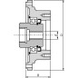 Element montaż.Danfoss OMS Ø32