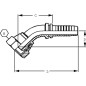 Końcówka DN13-M24x1,5-gaz-45°