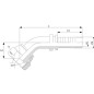 "Końcówka DN20-3/4"" 45° V4A"