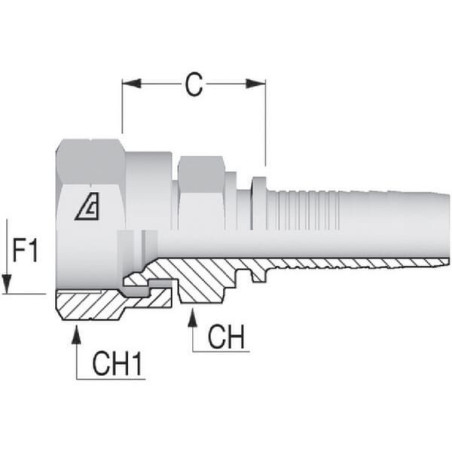 Końcówka DN16-M24x1,5