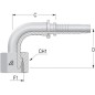 Końcówka DN10-M18x1,5-12L-45°